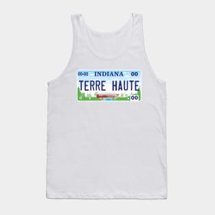 Terre Haute License Plate Tank Top